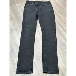 Ksubi Chitch Jeans Mens 32 Black Designer Boneyard Punk Grunge Button Fly